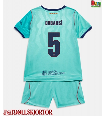 Barcelona Pau Cubarsi #5 Tredje Kläder Barn 2026-27 Kortärmad (+ Korta byxor)